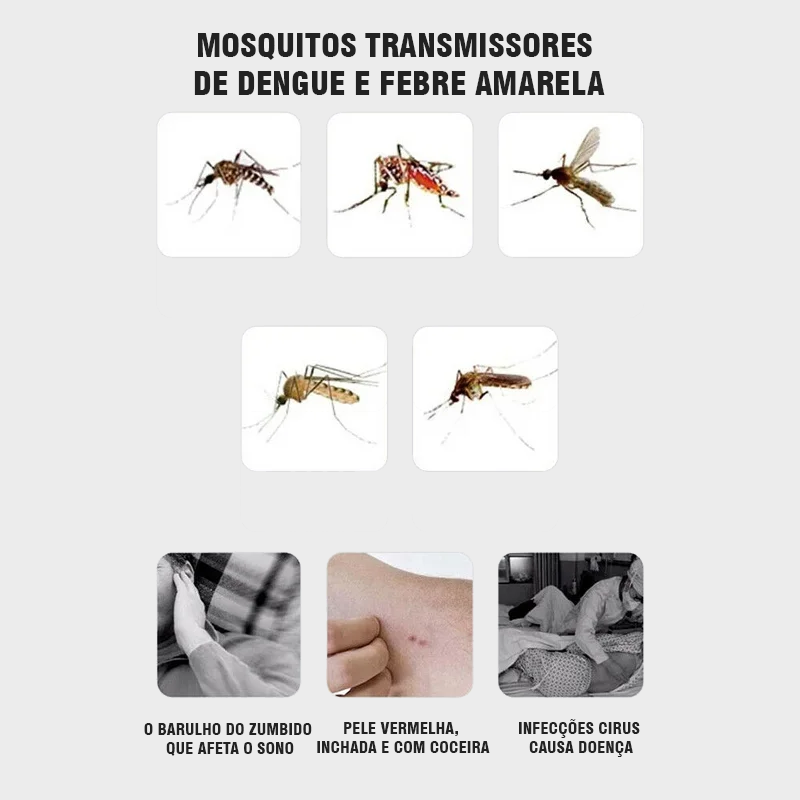 Lâmpada Mata-Mosquito Elétrica - Choque ZAP